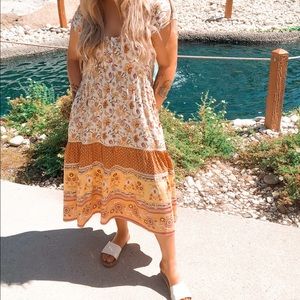 NWOT Spell and the gypsy portobello midi dress XL